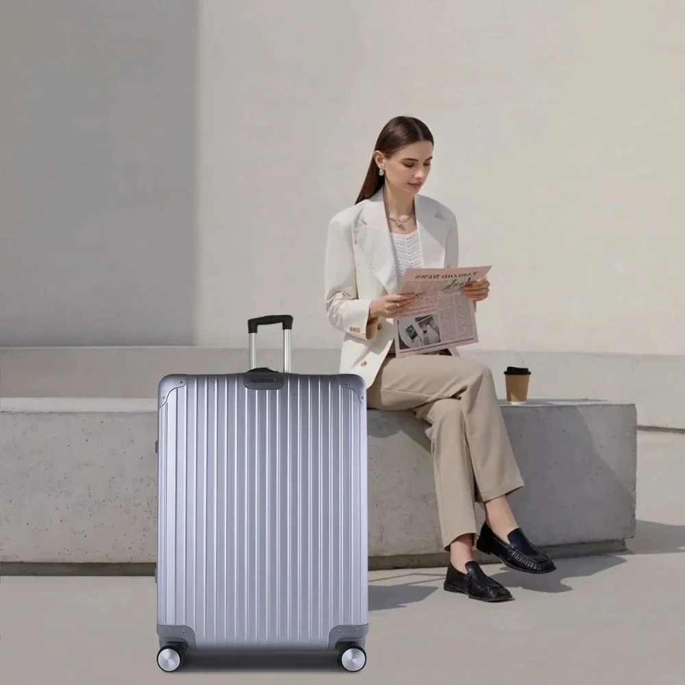 Flightmode Travel Suitcase Medium- Silver