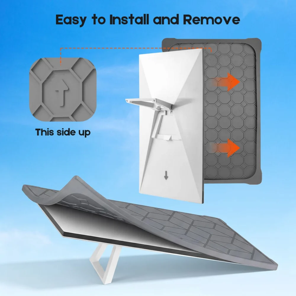 Silicone Cover for Starlink MINI, Anti-Rock/Sand/Hail Waterproof Silicone Case