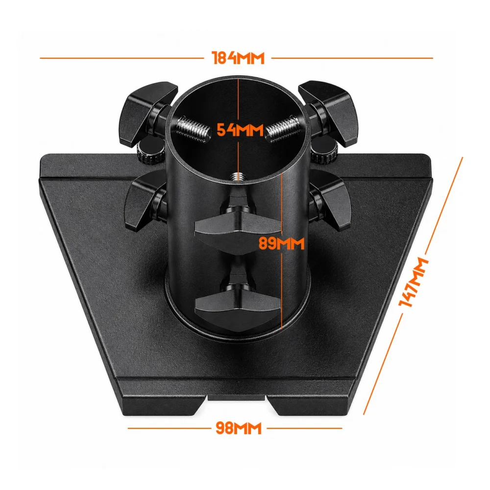 Pipe Adapter for Starlink Gen 3, Metal Mounting Connector for Starlink V3