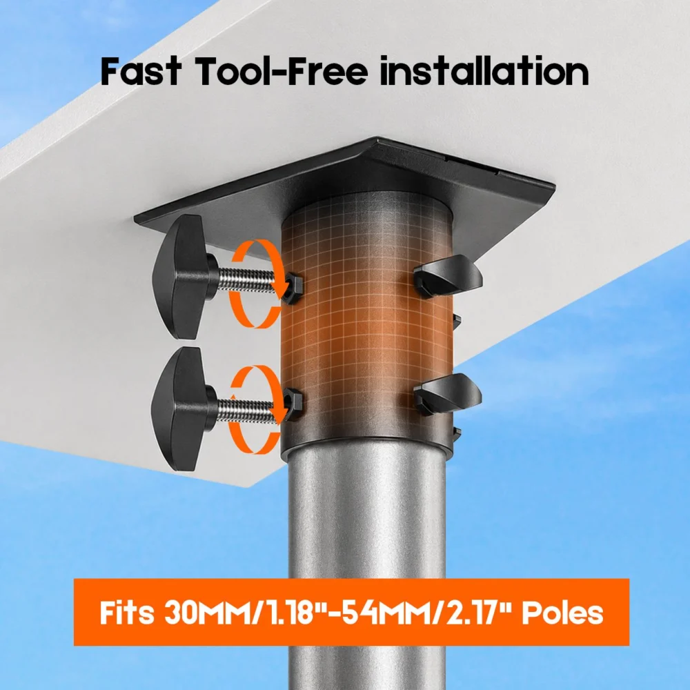 Pipe Adapter for Starlink Gen 3, Metal Mounting Connector for Starlink V3