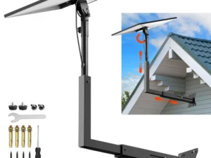 Long Arm Mount for Starlink Gen 3 Standard, Adjustable Telescoping Roof & Wall