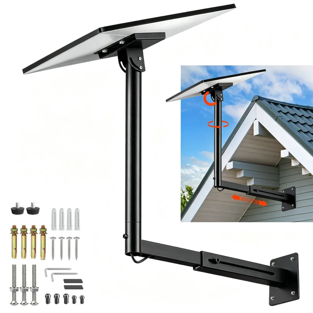 Starlink Mount for Gen 3 / Standard 4 / 4X, Adjustable Telescoping Wall & Roof