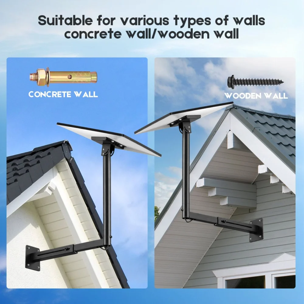 Starlink Mount for Gen 3 / Standard 4 / 4X, Adjustable Telescoping Wall & Roof