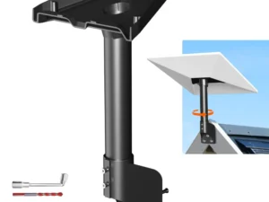 Roof & Wall Mount for Starlink Gen 3 Standard V3/4/4X, Adjustable 20° Tilt &