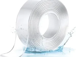 Clear Double-Sided Nano Tape, Washable Reusable Strong Adhesive Mounting Tape