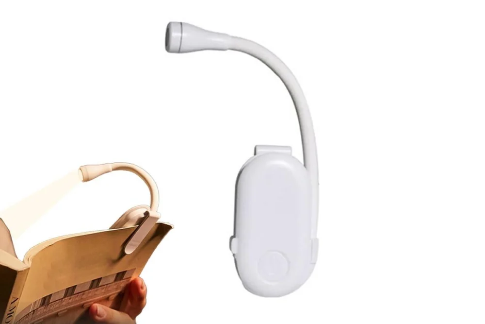 LED Rechargeable Reading Light Mini Clip Book Light