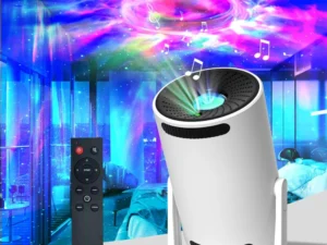 LED Starry Projection Lamp Galaxy Nebula Night Light w/ BT Speaker Remote