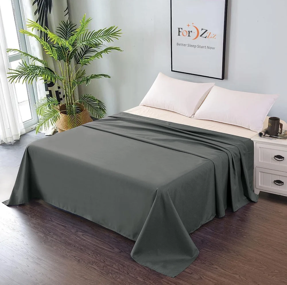 Elegant Comfort Premium Hotel Quality 1-pc Queen Flat Sheet, Luxury & Softest