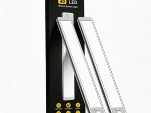 12.6inch Under Cabinet Lighting, 2 Pack Rechargeable Motion Sensor Light Indoor