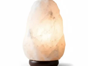 Orku 1-2Kg Himalayan White Salt Lamp - Natural Rock Shape Night Light