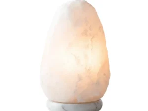 Orku 3-5Kg Himalayan White Salt Lamp - Natural Rock Shape Night Light
