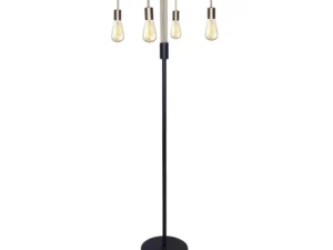 Sarantino 4-Light Industrial Floor Lamp 160cm Modern Vintage Metal Standing