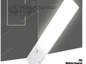 EL608 Rechargeable Infrared Motion Sensor Wall LED Night Light Torch (Warm
