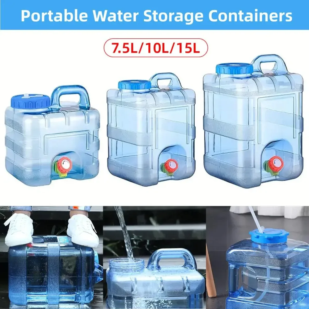 Outdoor Water Bucket Household Storage Car Water Tank Drinking Water Storage