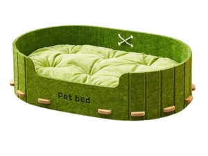 Pet Sleeping Bed Felt Cat Nest Warm Dog Bed Soft Indoor Cushion Removable Design