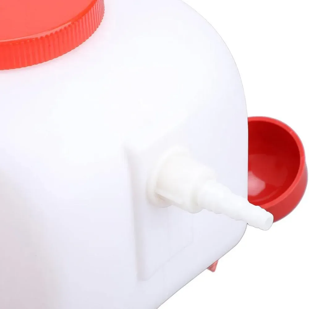 10L Chicken Poultry Automatic Drinking Tank Drinker Feeding Pot Water Dispenser