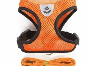 L Size Pet Dog Cat Puppy Soft Leash VEST Mesh Breathe Adjustable Harness Braces