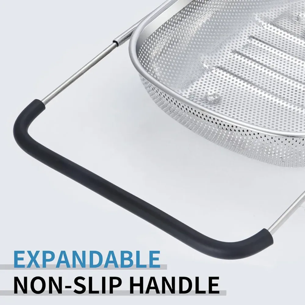 Stainless Steel Sink Basket Vegetable Washer Drain Rack Kitchen Storage Holder