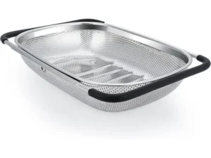 Stainless Steel Sink Basket Vegetable Washer Drain Rack Kitchen Storage Holder