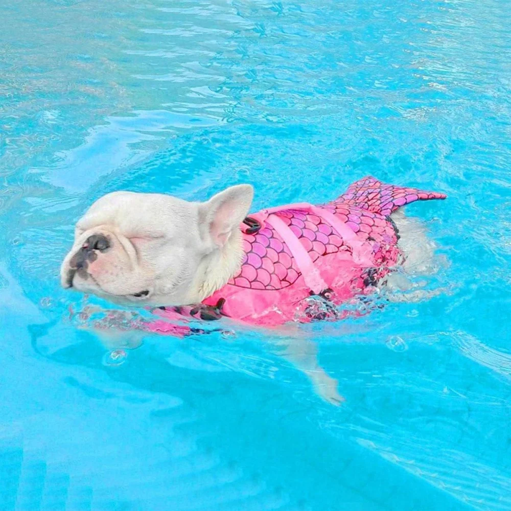 Pet Life Jacket Dog Swim Vest Outdoor Water Gear for Summer Swimming Activities