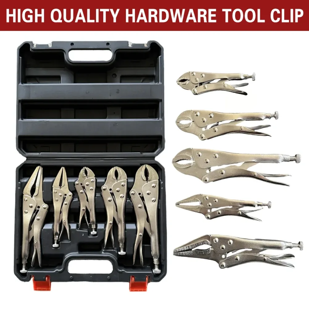5IN1 Heavy Duty Welding Clamp Pliers Set For Large Caliber Metal Fixing Tools