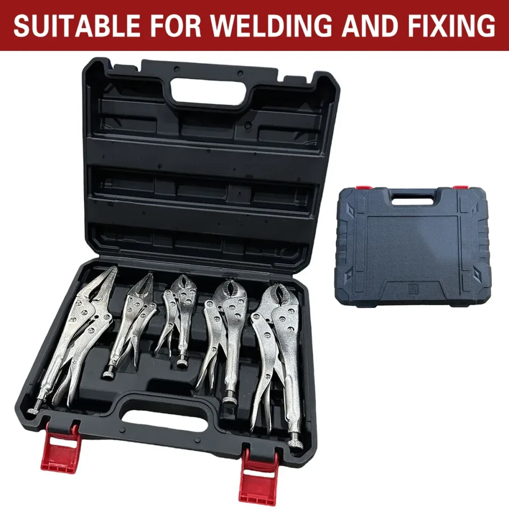 5IN1 Heavy Duty Welding Clamp Pliers Set For Large Caliber Metal Fixing Tools