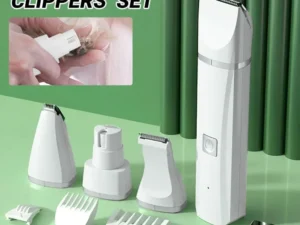 Rechargeable Pet Hair Clippers Professional Grooming Kit for Cats and Dogs