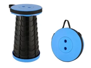 Portable Telescopic Folding Stool Travel Outdoor Seat Compact Retractable Chair