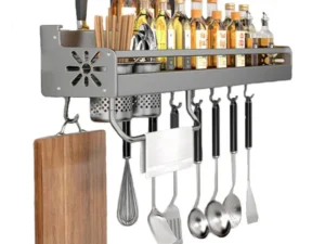 Perforation Free Kitchen Storage Rack Wall Hanging Chopsticks Knife Holder