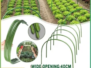 6PCS Greenhouse Plant Hoops Garden Tunnel Support for Row Covers and Netting