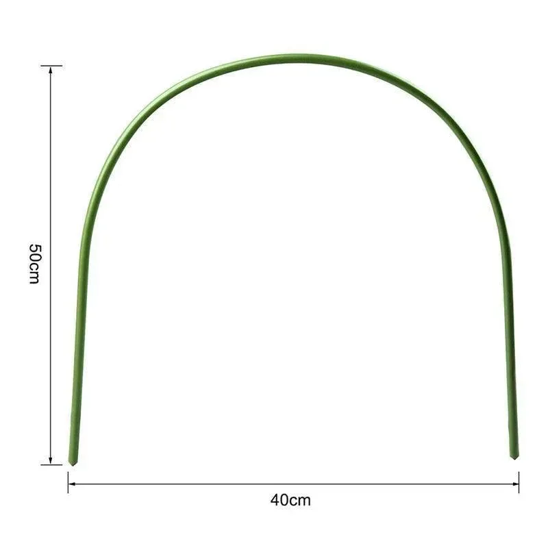 6PCS Greenhouse Plant Hoops Garden Tunnel Support for Row Covers and Netting