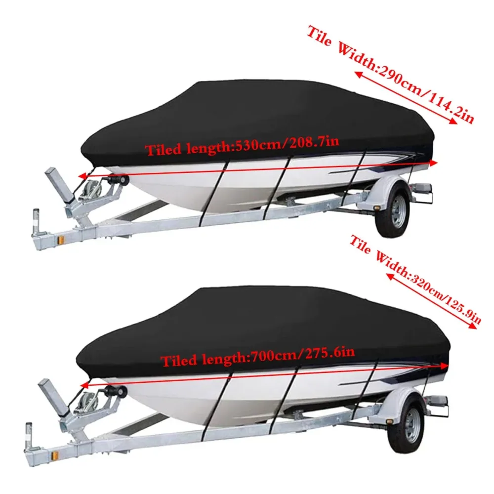 Boat Cover Model Waterproof Outdoor Yacht Dust Protector Hull Shield Blue Tarp