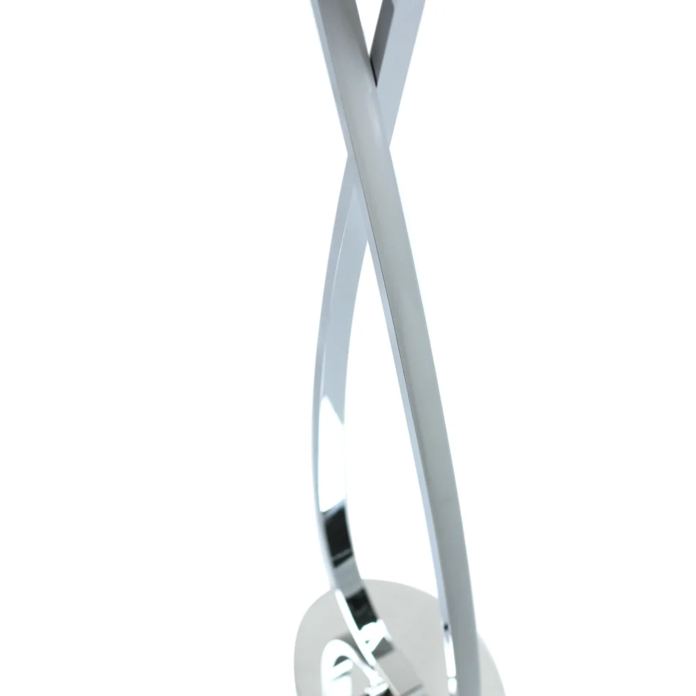 Infinite LED Floor Lamp - Chrome