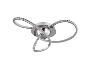 Irie Dimmable 3 Lights LED Ceiling Light - Chrome