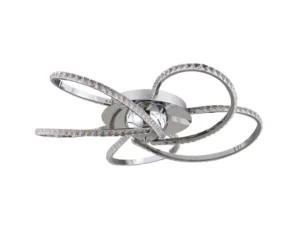 Irie Dimmable 5 Lights LED Ceiling Light - Chrome