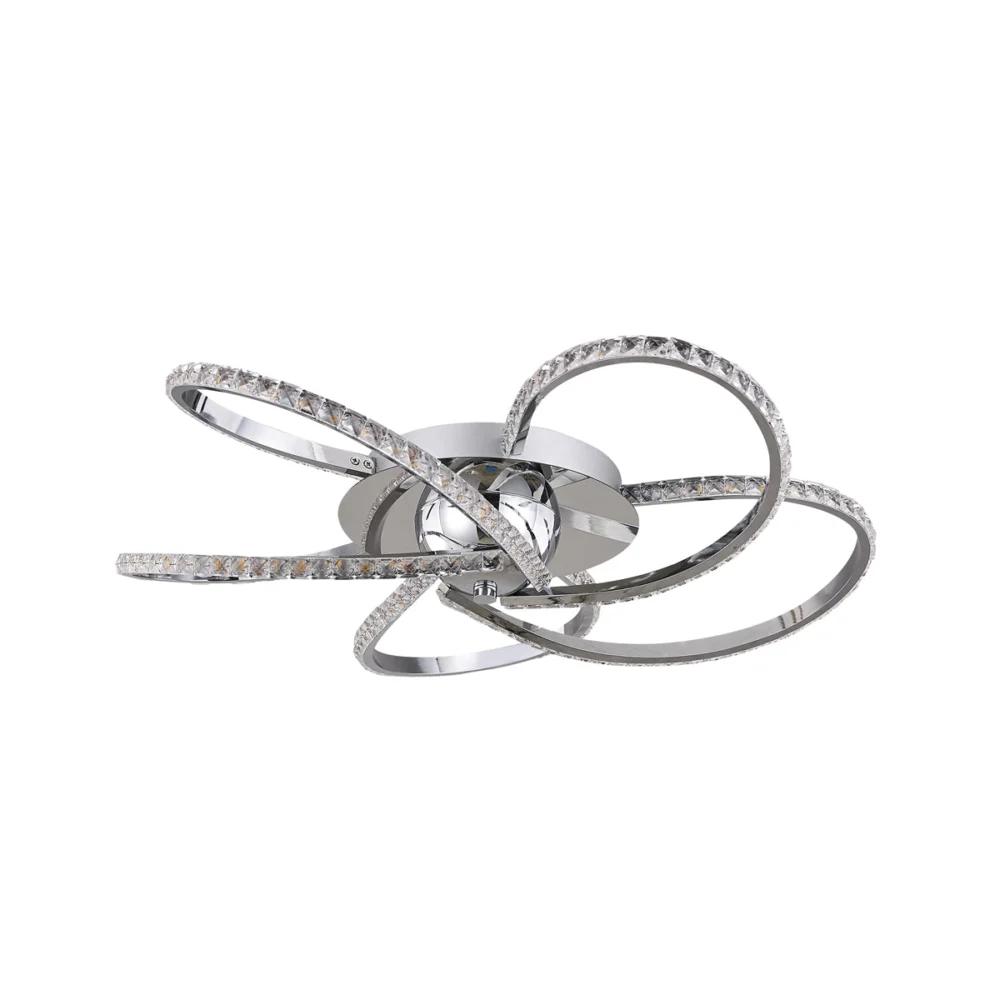 Irie Dimmable 5 Lights LED Ceiling Light - Chrome