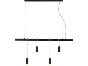 Bikkel 4 Lights Pendant Light - Black