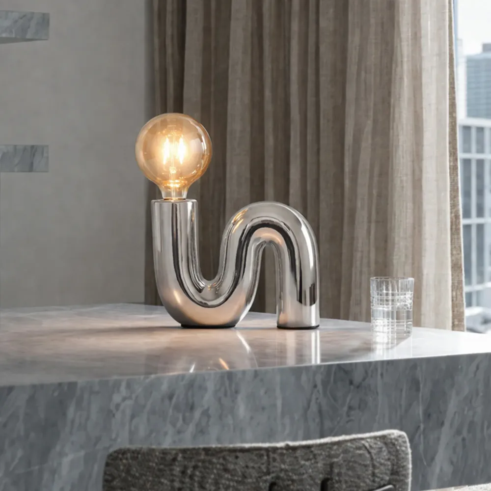 Millie Table Lamp - Chrome