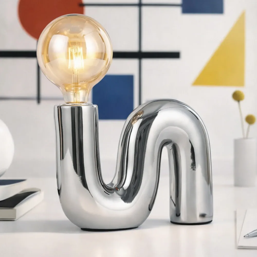 Millie Table Lamp - Chrome