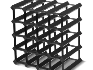 Artiss Wine Rack 20 Bottle Black