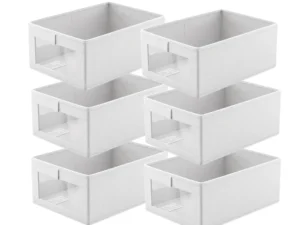 Artiss 6 Pack Linen Closet Organizers and Storage Foldable Clothing Bins