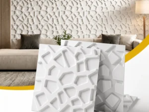Artiss 3D Wall Panels PVC Decorative Panels 50x50cm Set of 15 Feature Wall Poly