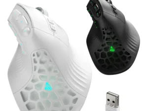 SOLAKAKA E9 Vertical MMO Gaming Mouse Tri-Mode 36000 DPI Ergonomic