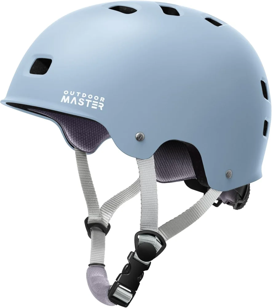 OutdoorMaster Skateboard Bike Helmet for Adults &Youth - Multi-Sport Certified