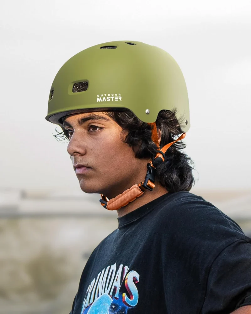 OutdoorMaster Skateboard Bike Helmet for Adults &Youth - Multi-Sport Certified