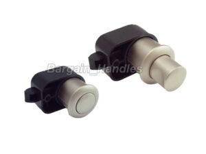 Caravan Latch Push Lock Knob Motorhome RVs Drawer Cupboard Cabinet Matt Nickel