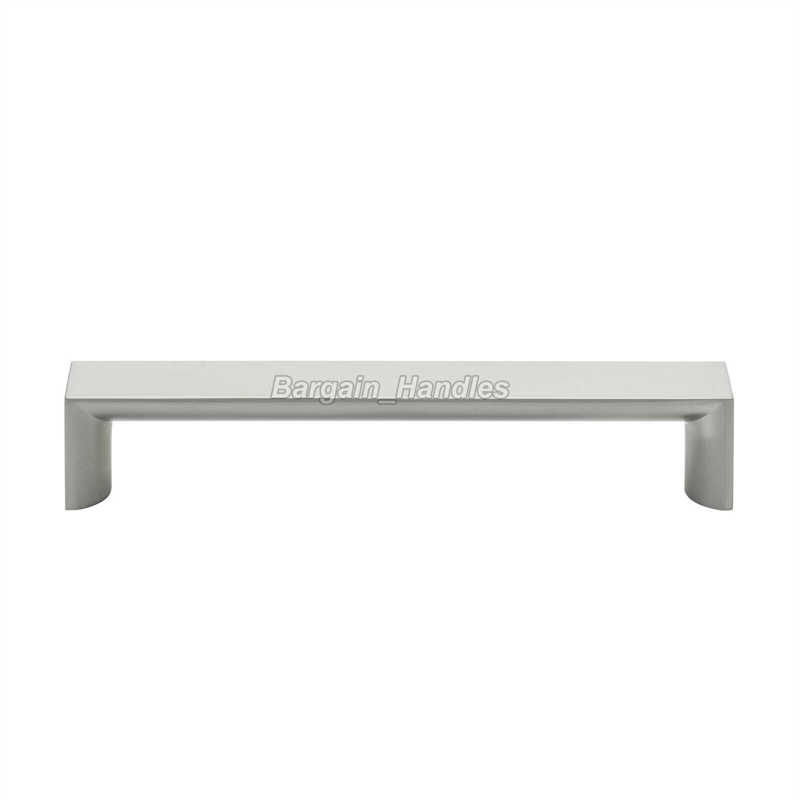 Cabinets Door Pulls D-Square With a Brushed Stainless Steel Finish 1 x 224 mm