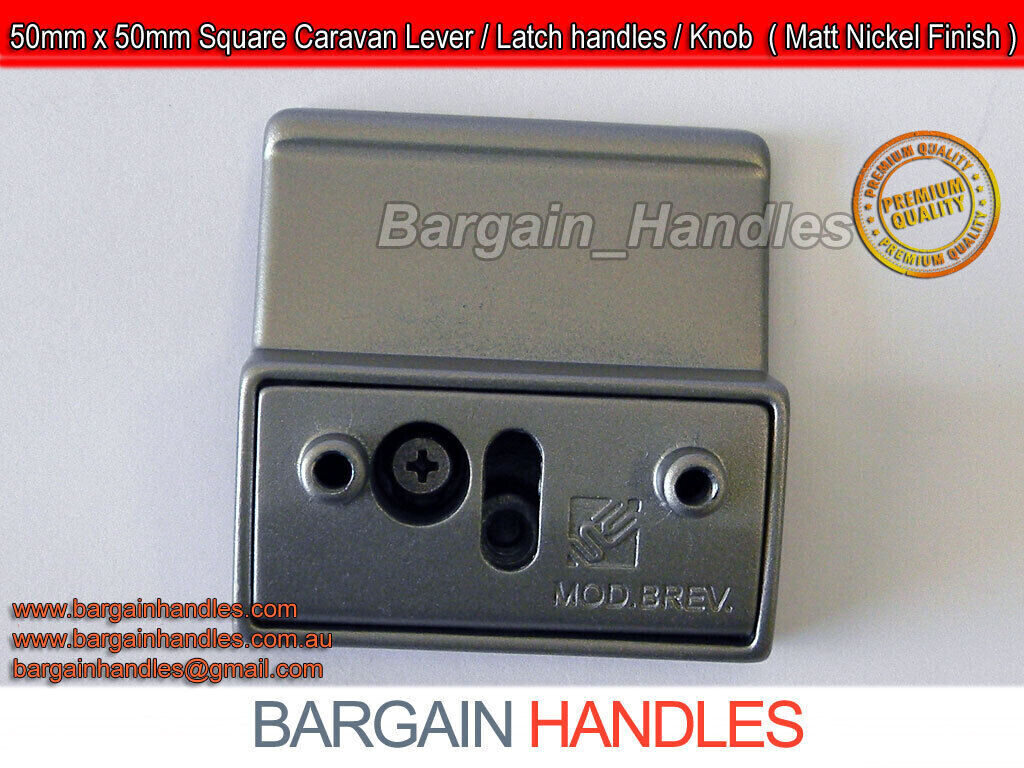 lock and Lever Motorhome - Boats - Trailers - Cupboard handle 1 x matte nickel
