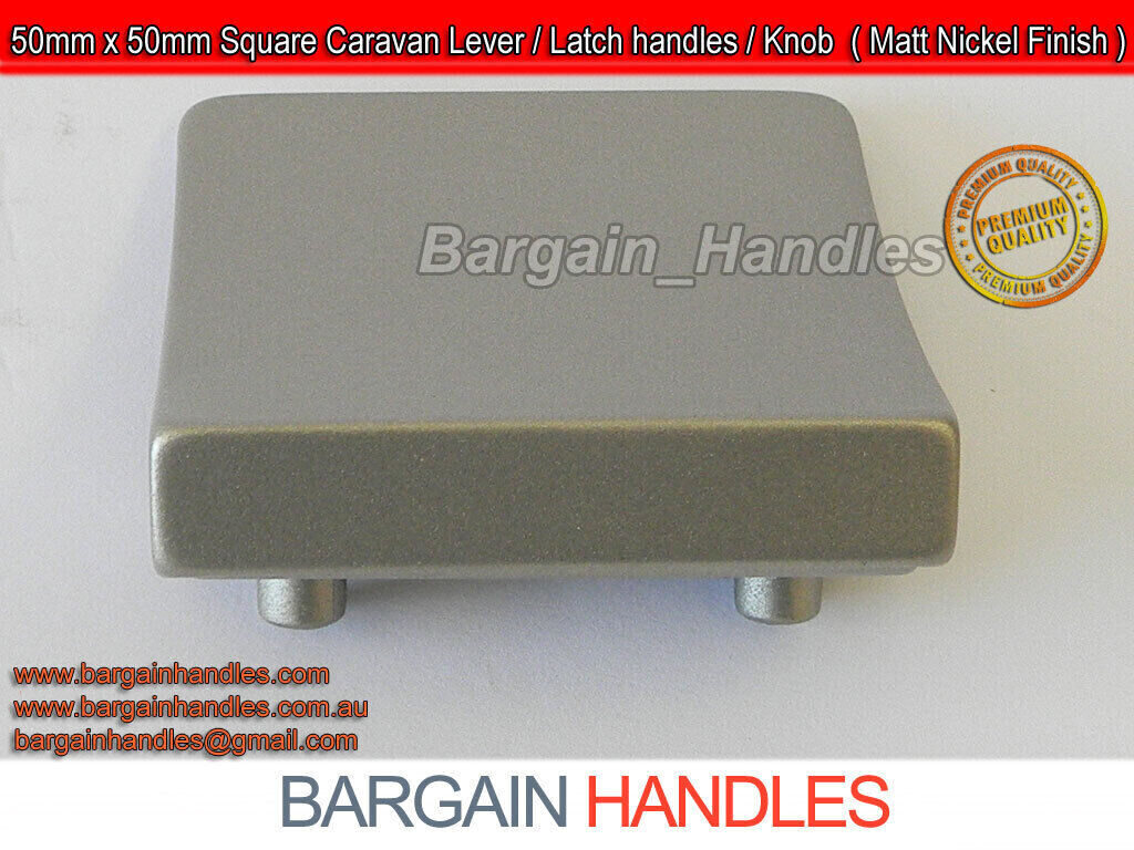 lock and Lever Motorhome - Boats - Trailers - Cupboard handle 1 x matte nickel