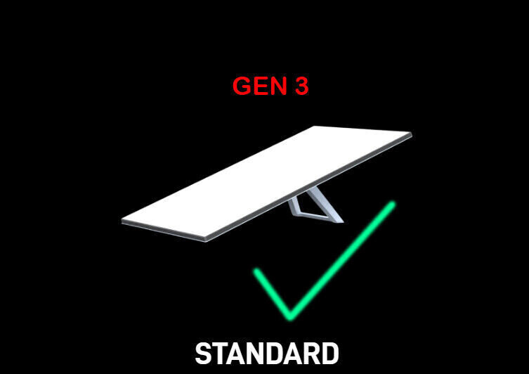 Starlink Gen 3 Flat Mount Low Profile For Campers and RVs – low profile White
